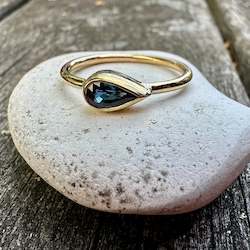 Australian sapphire ring