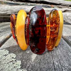 Jewellery: Baltic amber cuff