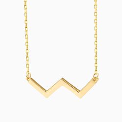 Jewellery: Diana W Necklace in s925 with gold plating