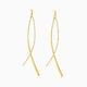 Divine Drop Earrings in s925 with gold plating