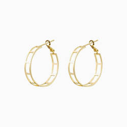 Jewellery: Ailova Large Hoop Earrings