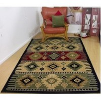Floor covering: Durable Amroha Traditional Design Rug Multi Color 160X235CM