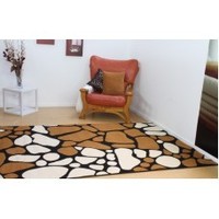 Floor covering: Super Special Heavy Duty Urban Rug Brown And White 160X230CM