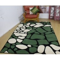Super Special Heavy Duty Urban Rug Green And White 160X230CM
