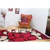Super Special Heavy Duty Urban Rug Red And White 200X290CM