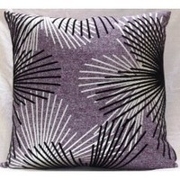 Easy Care Designer Jacquard Cushion Purple