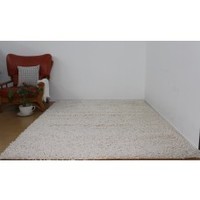 The Extra Ordinary Comfortable Shaggy Rug Ivory White 200X300CM