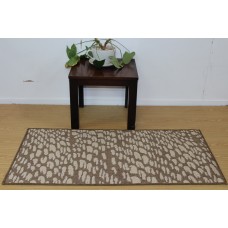 Super special heavy duty natura design rug cream &. Brown 67x140cm