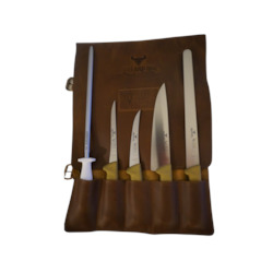 Victory Knives and Rum and Que Pitmaster Knife Roll
