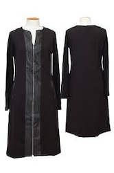 Womenswear: Ponti Dress with Leather
