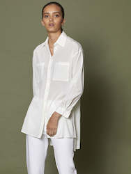 Womenswear: Classic Two Pocket Silk Shirt NEW COLOURWAY