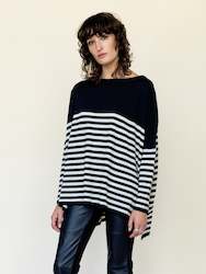 Womenswear: Breton Stripe Knit Jumper NEW COLOURWAYS