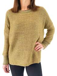 Womenswear: Chartreuse Knit Jumper