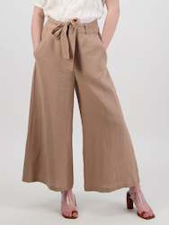 Womenswear: Linen Flared Trouser