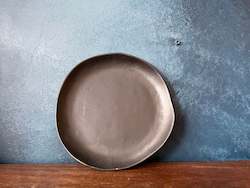 Kitchenware wholesaling: Hand made Freeform - Natural Glossy Charcoal Plate