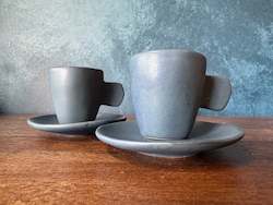 Kitchenware wholesaling: Matt blue Coffee Set