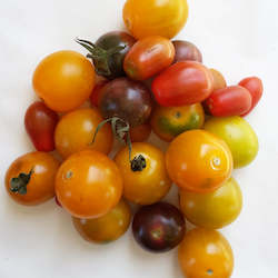 Vegetable growing: Tomatoes, assortment of outdoor grown baby varieties - 500g
