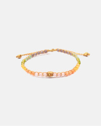 Gemstone Gold: Rainbow Pastel Bracelet | Gold