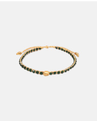 Gemstone Gold: Green Spinel Bracelet | Gold