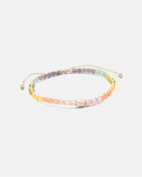 Rainbow Pastel Bracelet | Silver
