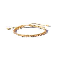 Crystal: Crystal Dark Nugget Bracelet | Gold