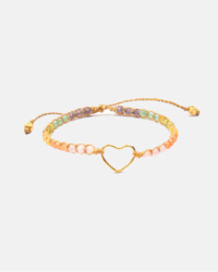 Rainbow: Rainbow Pastel Bracelet | Heart