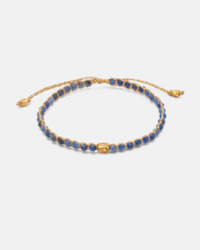 Blue Sodalite Bracelet | Gold