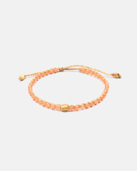 Gemstone Gold: Light Carnelian Bracelet | Gold