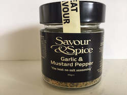 Salt And Peppers: Garlic and Mustard Pepper