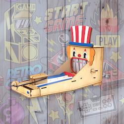 Hobby equipment and supply: Clown Tooth Knockout 3D Wooden Puzzle