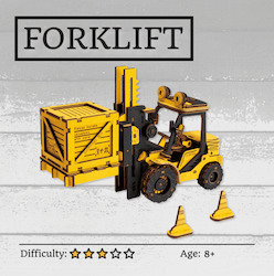 Forklift 3D Wooden Puzzle