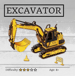 Excavator 3D Wooden Puzzle