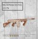 Submachine Gun 3D Wooden Puzzle