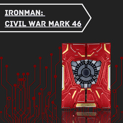 Hobby equipment and supply: Iron Man: Civil War Mk 46 Playing Cards