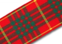 Cameron Clan tartan ribbon 38mm