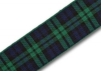 Black Watch tartan ribbon 25mm