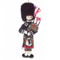 Scottish piper Christmas decoration
