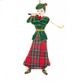 Scottish lady golfer Christmas decoration