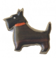 Gift: Wooden dog magnet