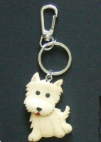 Gift: Wooden dog key rings