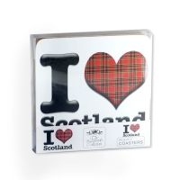Gift: I love Scotland Coasters