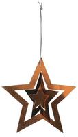 Paper star - bronze