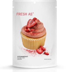 Specialised food: Strawberry Icing- Fresh As Icing Mix.  Perfect with Secret Kiwi Kitchen Cakes & Cupcakes