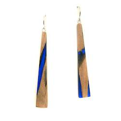 Jewellery: Pohutukawa Blue Earrings