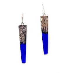 Jewellery: Pohutukawa Blue Point Earrings