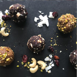 Morning Tea Afternoon Tea Corporate Catering: Bliss balls - a variety of flavours (GF,VEGAN)
