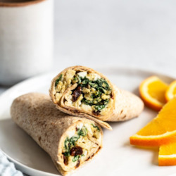 Breakfast Corporate Catering: Toasted wraps