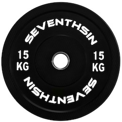 Gymnasium equipment: 15kg Virgin Bumper Plate - Pair