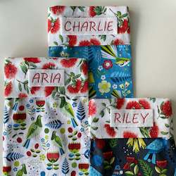 All: Embroidered name label - add-on for any Christmas stocking