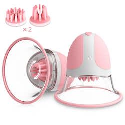 Newest Electric Breast Massager Enhance Vacuum Suction Pump Tong Licking For Women